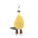 Cute Apricot Lamb Plush Keychain for Kids