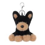 Cute Apricot Lamb Puppy Plush Keychain Charm