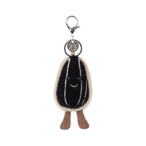 Cute Apricot Lamb Plush Keychain for Kids