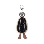 Cute Apricot Lamb Plush Keychain for Kids