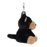 Cute Apricot Lamb Puppy Plush Keychain Charm