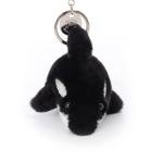 Apricot Lamb Killer Whale Plush Keychain for Kids