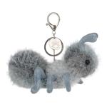 Cute Blue Apricot Lamb Plush Keychain Charm