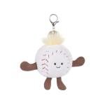 Cute Apricot Lamb Plush Keychain for Kids