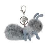 Cute Blue Apricot Lamb Plush Keychain Charm