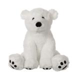 Cuddly 8-Inch White Polar Bear Plush Toy