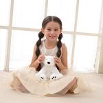 Cuddly 8-Inch White Polar Bear Plush Toy