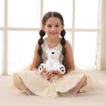 Cuddly 8-Inch White Polar Bear Plush Toy