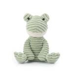 Apricot Lamb Plush Corduroy Frog Soft Toy