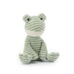 Apricot Lamb Plush Corduroy Frog Soft Toy
