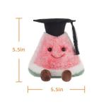 Cute Apricot Lamb Watermelon Plush Toy for Kids