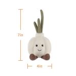 Garlic Stuffed Apricot Lamb Plush Toy for Kids
