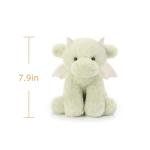 Apricot Lamb Matcha Dragon Plush Toy for Kids