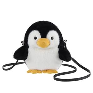 Apricot Lamb Amuseable Penguin Plush Crossbody Purse