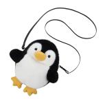 Apricot Lamb Amuseable Penguin Plush Crossbody Purse