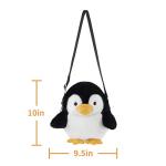 Apricot Lamb Amuseable Penguin Plush Crossbody Purse