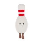 Apricot Lamb Bowling Plush Toy for Kids