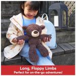 GUND Fuzzy Gray Teddy Bear Plush Toy