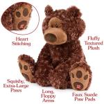 GUND Philbin Chocolate Brown Teddy Bear Stuffed Animal