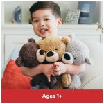 GUND Fuzzy Gray Teddy Bear Plush Toy