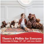 GUND Philbin Chocolate Brown Teddy Bear Stuffed Animal