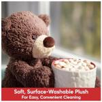 GUND Fuzzy Gray Teddy Bear Plush Toy