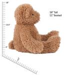 Vermont Teddy Bear Super Soft Almond Brown Plush