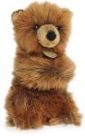 Miyoni Grizzly Bear Cub Plush Toy - 10 Inches