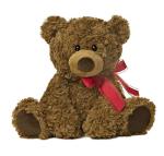 Aurora Snuggly Coco Bear Stuffed Animal - 9 Inches
