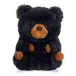 Aurora Black Bear Rolly Pet™ Stuffed Animal