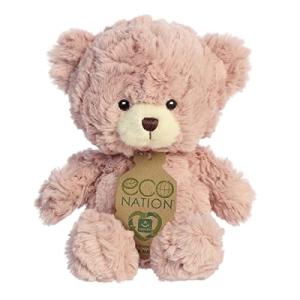 Eco-Friendly Betsy Bear Stuffed Animal - Pink 7.5 Inches