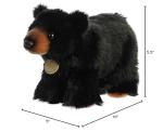 Aurora Miyoni Tots Black Bear Cub Plush Toy