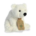 Eco-Friendly Polar Bear Stuffed Animal - 7.5 Inches