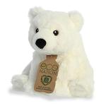 Eco-Friendly Polar Bear Stuffed Animal - 7.5 Inches