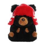 Aurora Black Bear Rolly Pet Stuffed Animal