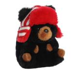 Aurora Black Bear Rolly Pet Stuffed Animal