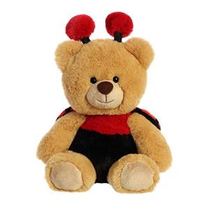 Aurora Vibrant Spring Ladybug Bear Stuffed Animal