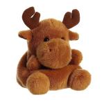 Cinnamon Moose Plush Palm Pal - 4.5 Inches