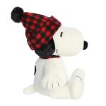 Aurora Snoopy Winter Plaid Stuffed Animal