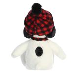 Aurora Snoopy Winter Plaid Stuffed Animal