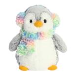 Aurora Pompom Penguin Rainbow Muffs Stuffed Animal