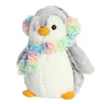 Aurora Pompom Penguin Rainbow Muffs Stuffed Animal