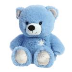 Aurora Holiday Azure Bear Stuffed Animal 8.5