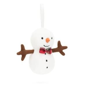 Jellycat Snowman Ornament for Holiday Cheer