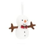 Jellycat Snowman Ornament for Holiday Cheer