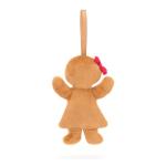 Jellycat Festive Gingerbread Ruby Plush Ornament