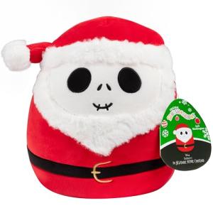 Jack Skellington Santa Squishmallow 8-Inch Plush Toy