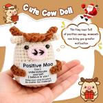 Mini Highland Cow Christmas Stuffed Toy Gift