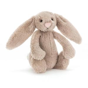 Small Bashful Beige Bunny Plush Stuffed Toy