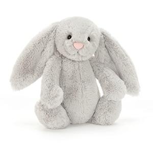 Medium Grey Bunny Plush Toy by Jellycat